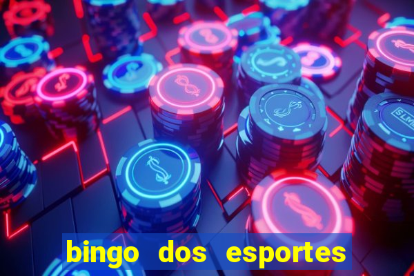 bingo dos esportes para imprimir